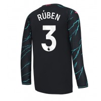 Manchester City Ruben Dias #3 Replica Third Shirt 2023-24 Long Sleeve